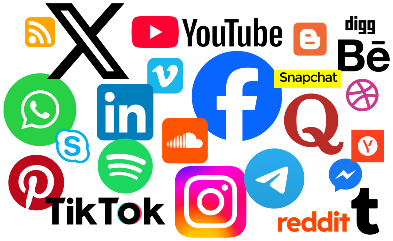 réseaux sociaux flux